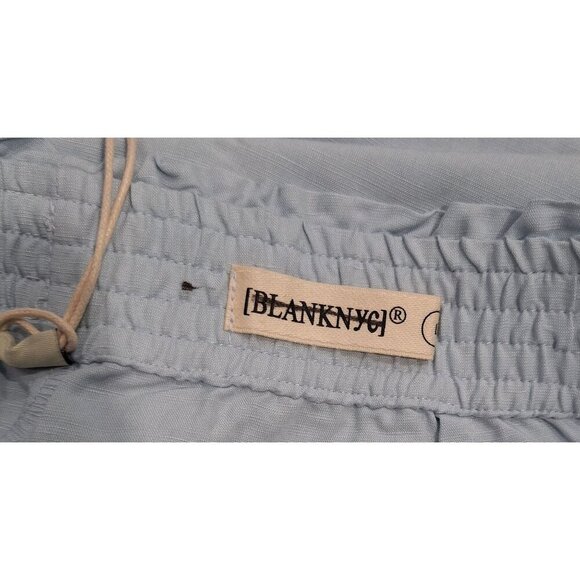 NWOT Womens BlankNYC Light Blue Elastic Waist Shorts L - Picture 4 of 5